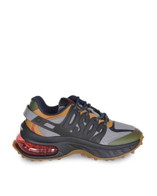 DSquared² Black Sneakers Made Of Polyester for men
