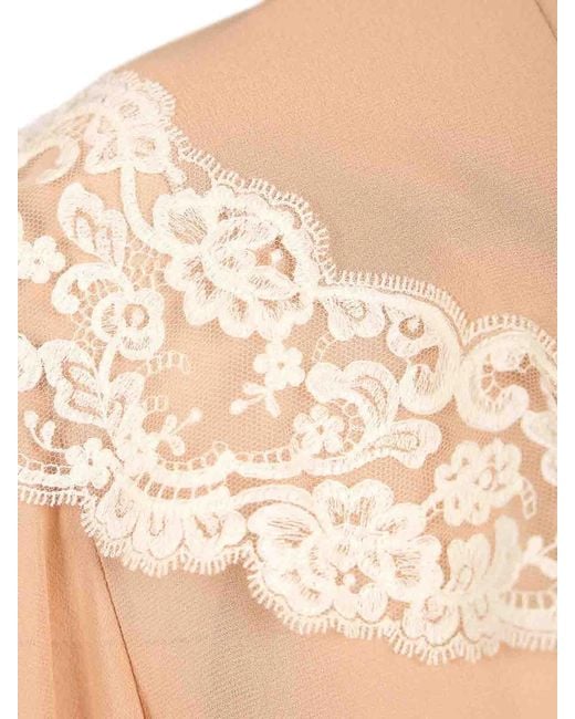 Chloé Natural Shirt With Laces