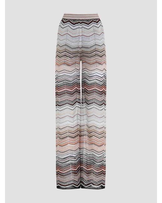 Missoni Gray Viscose Pants