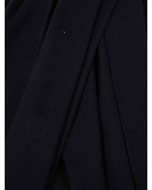 J.W. Anderson Black Draped Bustier Dress