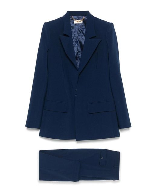Elisabetta Franchi Blue Tailleur