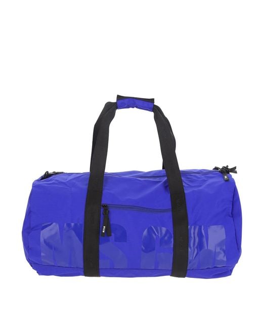 MSGM Blue Msgm Duffle for men