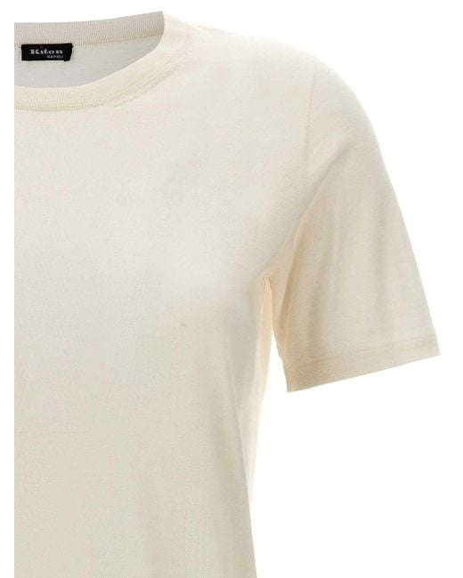 Kiton White T-Shirts
