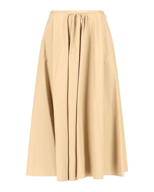 Aspesi Natural Midi Skirt