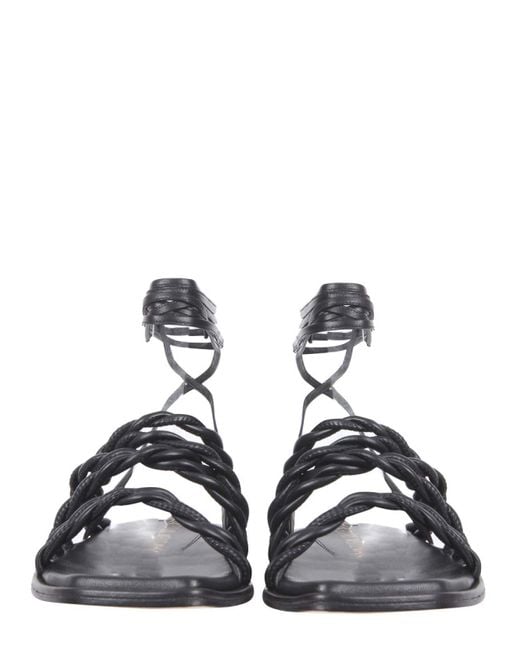 Stuart Weitzman Metallic Calypso Sandals