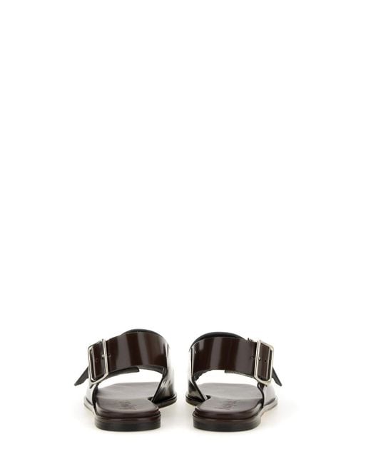 Aeyde Black Tekla Sandals