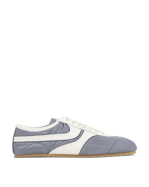 Dries Van Noten White Lace Up Bowling Shoe for men
