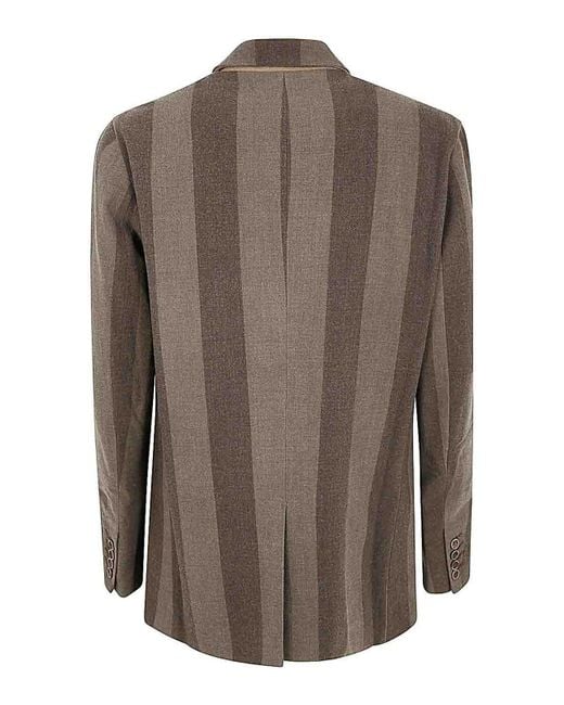 Uma Wang Brown Jacal Jacket for men