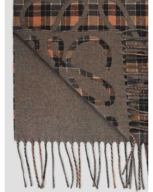 Loewe Brown 28X180 Anagram Scarf