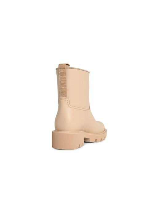 Moncler Natural Kickstream Sand Pvc Rain Boots