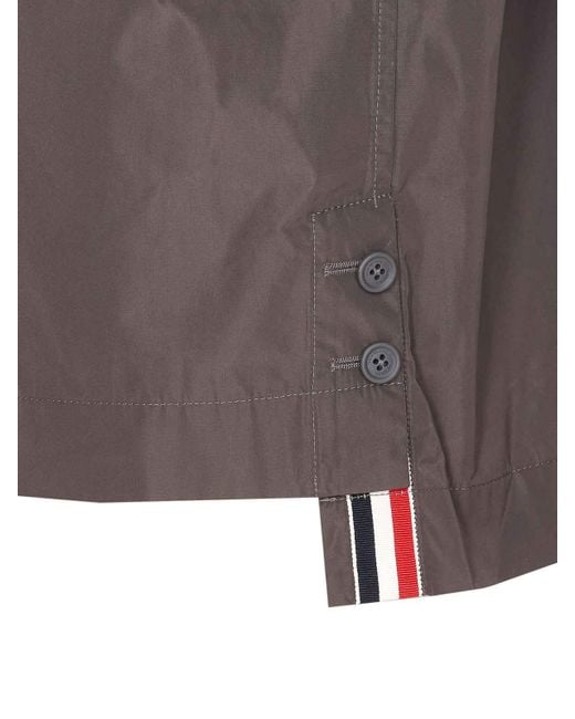 Thom Browne Gray Memory Tech Jacket for men