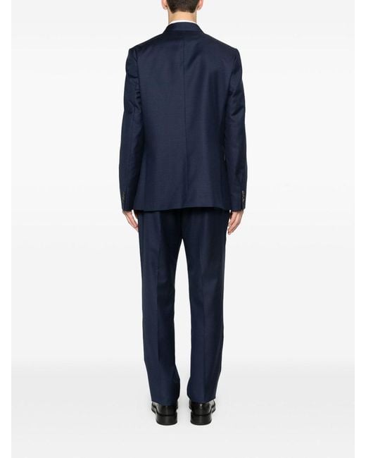 Paul Smith Blue Wool Single-Breasted Suit for men