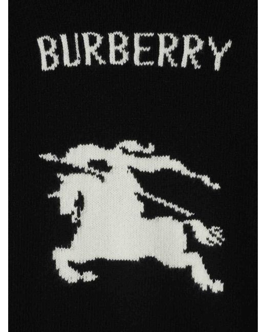 Burberry Black Wool Cashmere Sweater Ekd for men