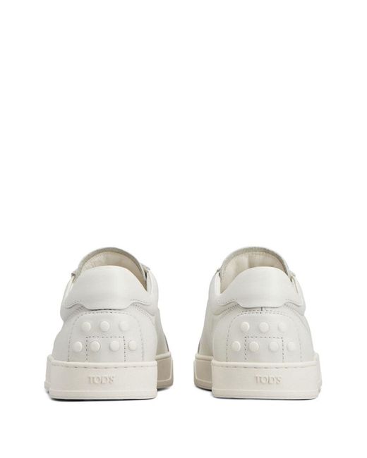 Tod's White Leather Sneakers for men