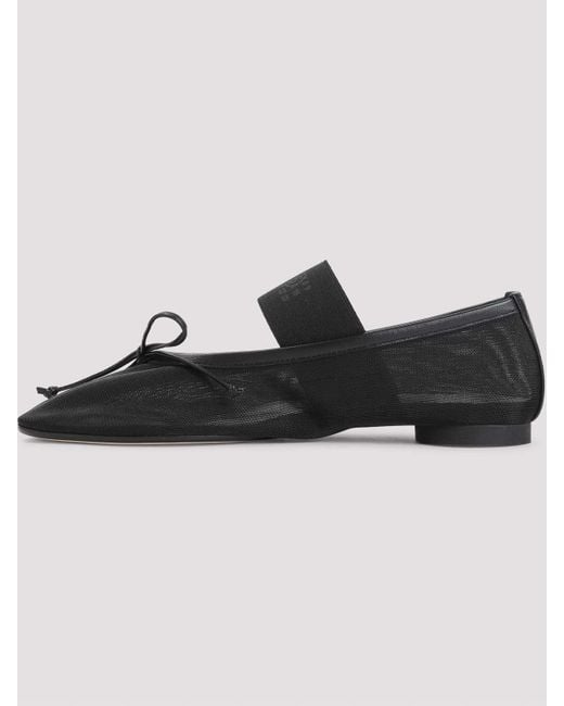 MM6 by Maison Martin Margiela Black Ballet Shoes