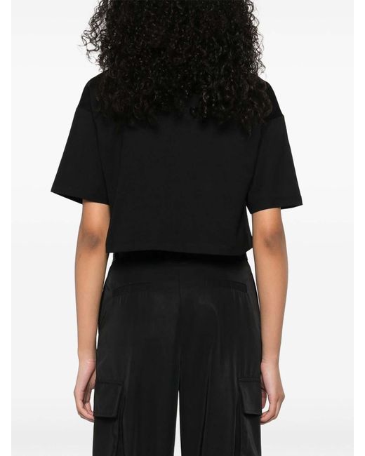Balmain Black Logo Cotton T-Shirt