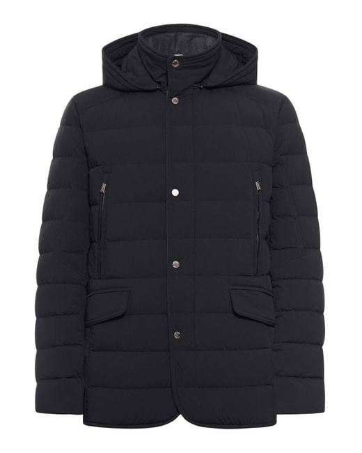 Moorer Blue Craig-Kn Down Jacket for men