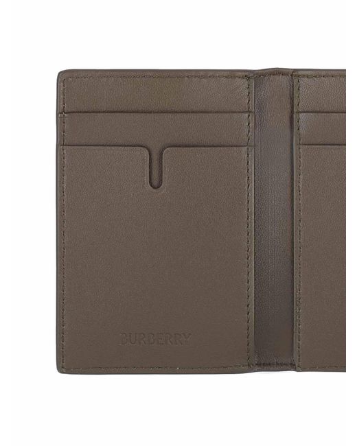 Burberry White Nova Check Bi-Fold Wallet for men