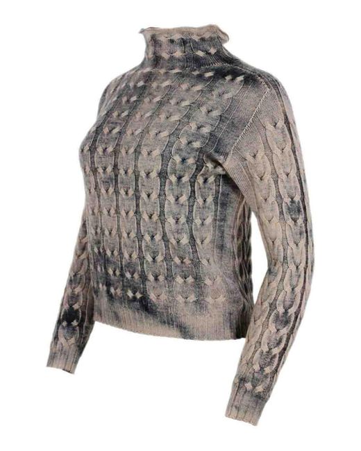 Ploumanac'h Gray Wool Crewneck