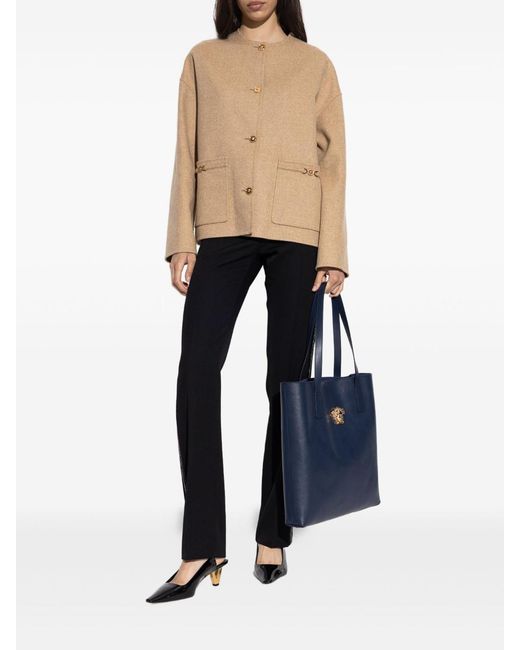 Versace Natural Buttoned Jacket