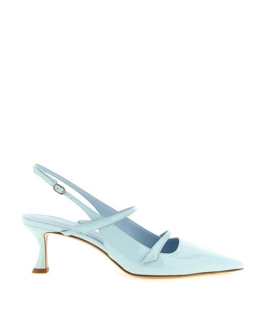 Alexandre Birman Blue Tita Slingbacks