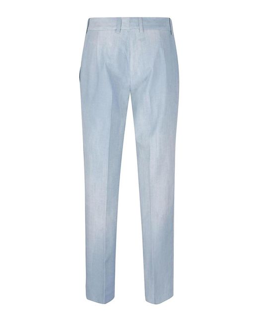 Ermanno Scervino Blue Tightened Trousers