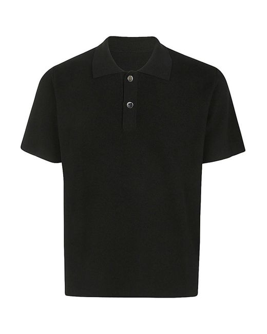 Jacquemus Black Polo T-shirt for men