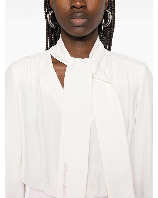 Elisabetta Franchi White Jumpsuit