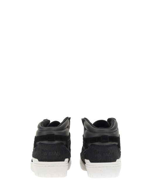 Junya Watanabe Black Leather Sneakers for men