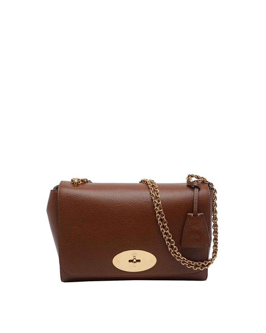Mulberry Women's Brown Oak Medium Lily Crossbody Bag
