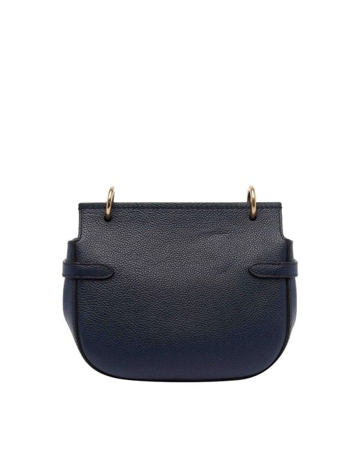 Mulberry Blue Small Amberley Satchel Bag