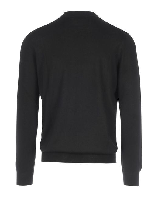 Nome Black Wool Turtleneck for men