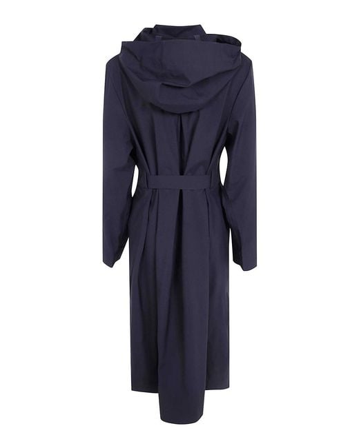 Rains Blue Suva Hardshell Coat