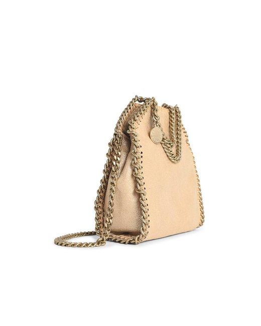 Stella McCartney Natural Tote Micro Falabella Bag