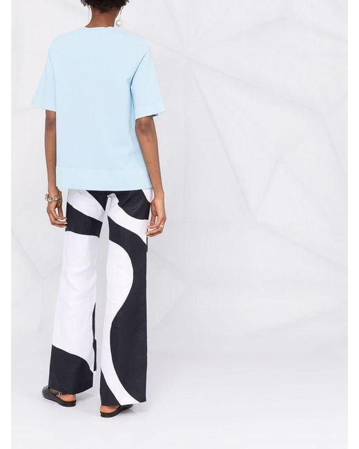 Stella McCartney Blue Crew Necks