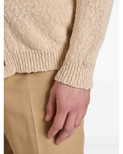 Zanone Natural Cardigan for men