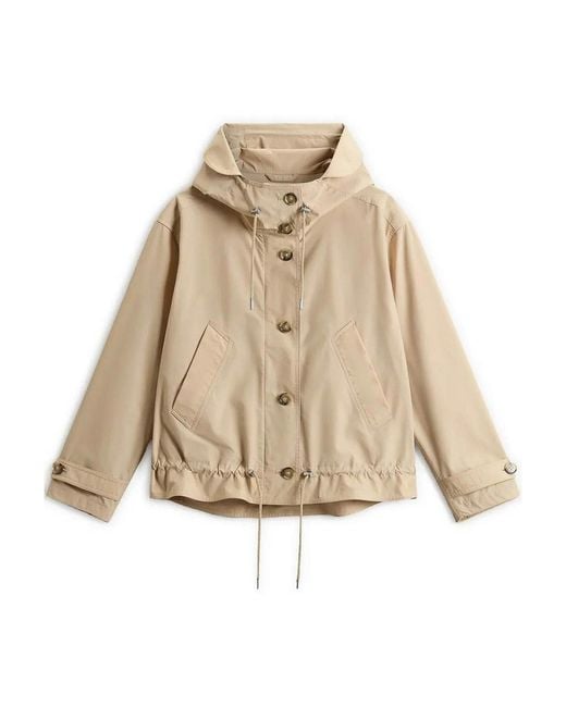Woolrich Natural Summer Short Parka Pepper
