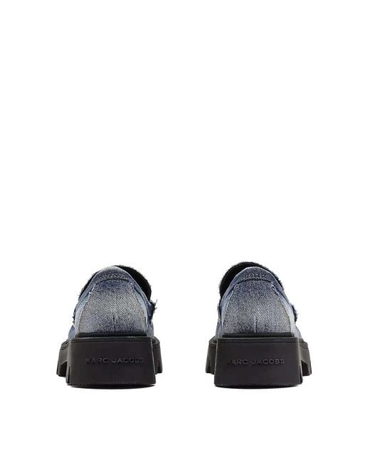 Marc Jacobs Gray The Frankie Loafers