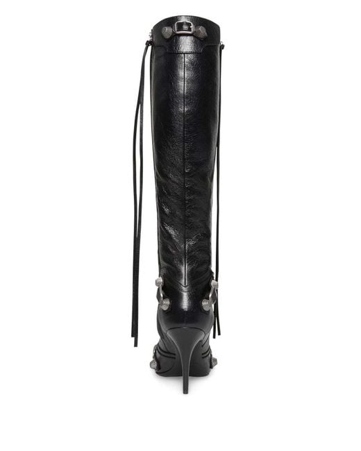 Balenciaga Black Le Cagole Leather Boots