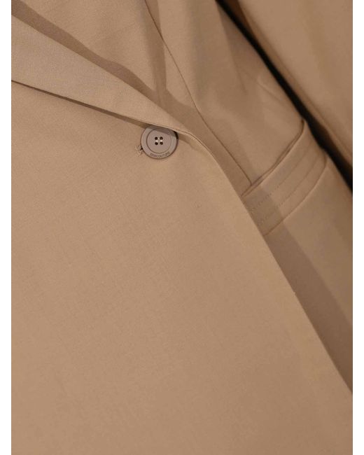 Semicouture Natural Double-Breasted Dulcinea Jacket
