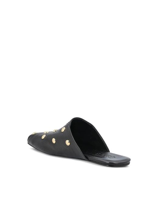 Chloé Black Flat Mules