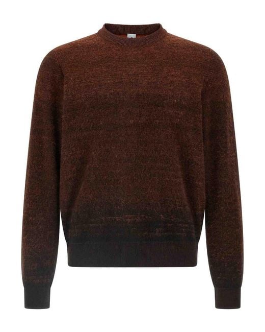 Berluti Brown Brushed Patina Sweater for men