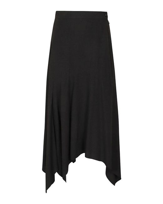 Yohji Yamamoto Black Canvas Skirt