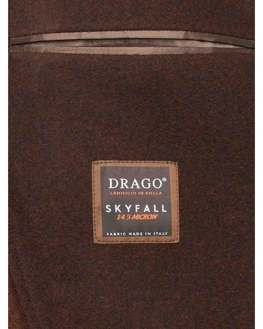 Franzese Collection Brown Skyfall 145 Micron Jacket for men