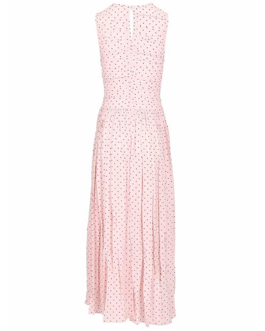 ROTATE BIRGER CHRISTENSEN Pink Ruffled Dress