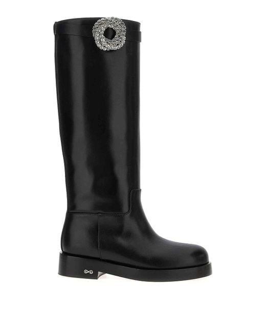 Mach & Mach Black Galaxy Boots