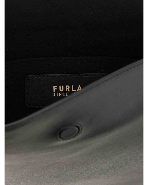 Furla Black Small Shoulder Bag