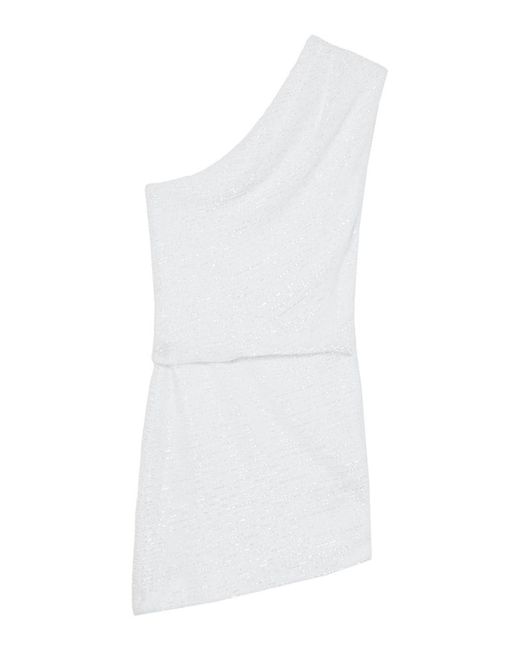IRO White Shoulder Mini Dress