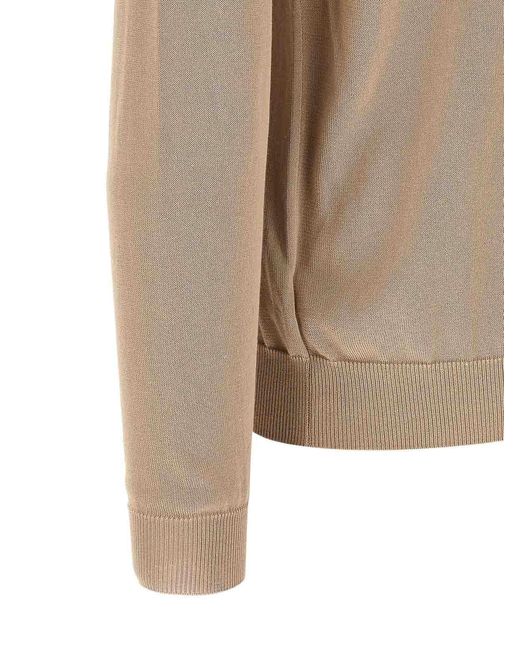 Zanone Natural Cotton Sweater for men