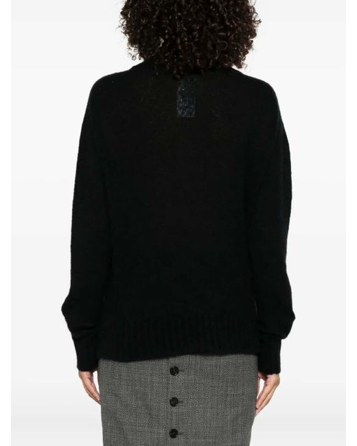 Tom Ford Black Cashmere Silk V-Neck Sweater